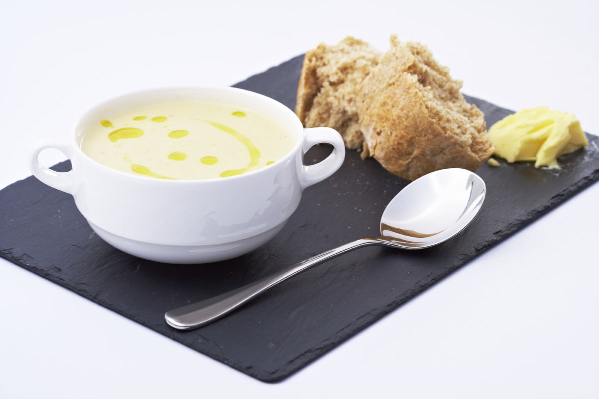 Roasted Butter Bean Soup with Garlic Oil Country Range