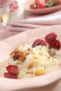 Cardamom Rice Pudding with Balsamic Strawberries - Country Range