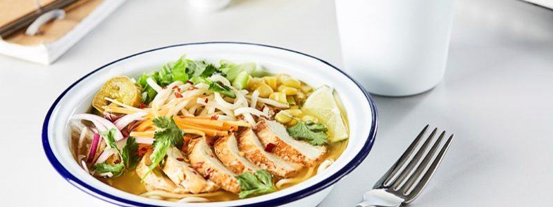 Chicken and Vegetable Ramen Noodle Bowl - Country Range