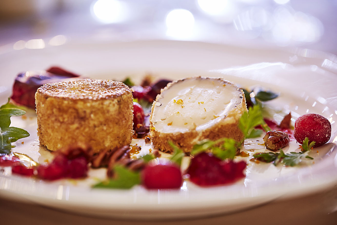 Grilled Goats Cheese with Cranberry Country Range