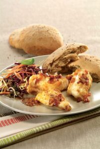 Indian Spiced Fish Steaks with Rustic Bread and Indian Coleslaw - Country Range