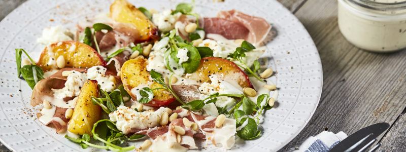 Parma Ham, Roast Peach and Mozzarella Cheese - Country Range