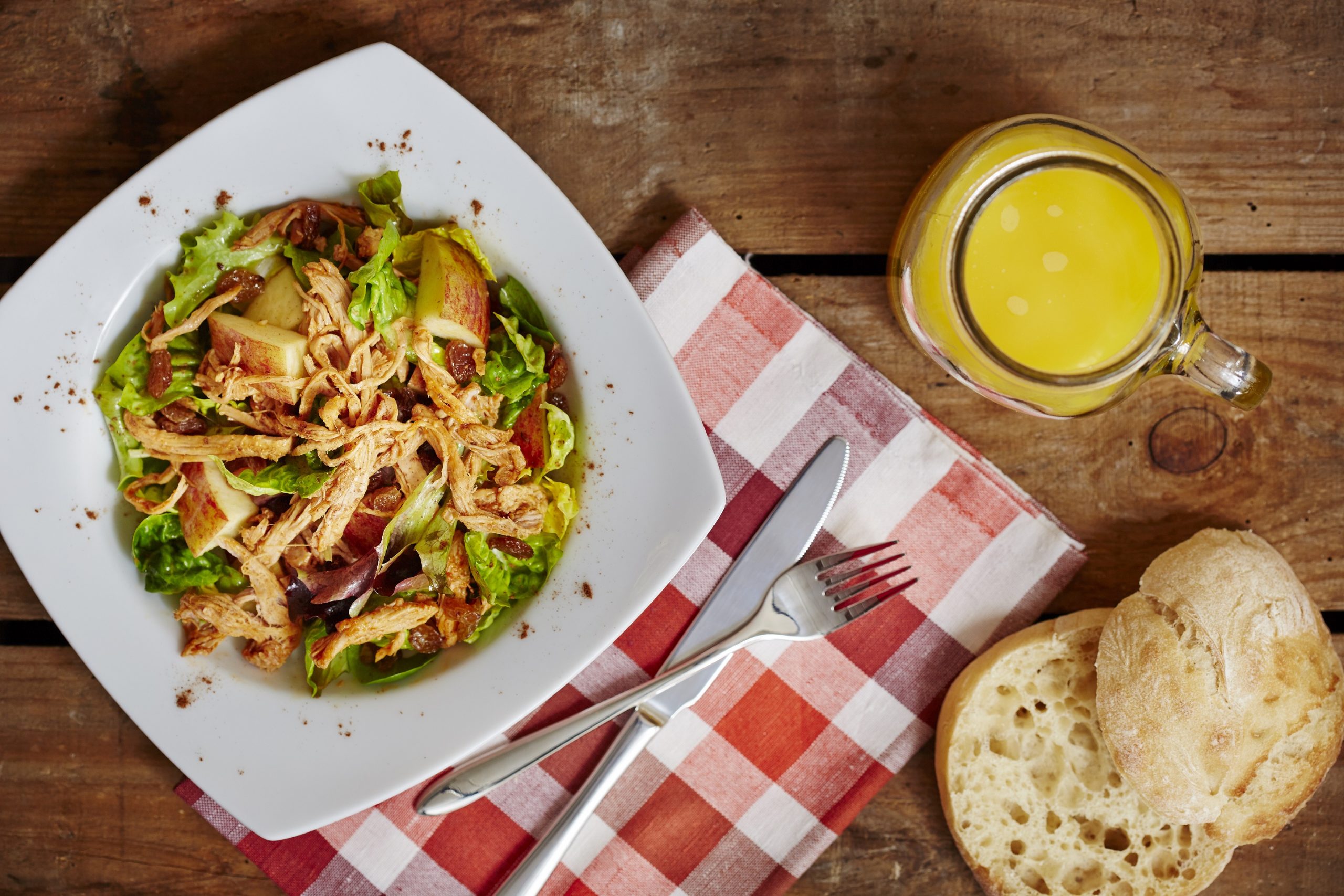 Pulled BBQ Pork, Apple & Cinnamon Salad - Country Range