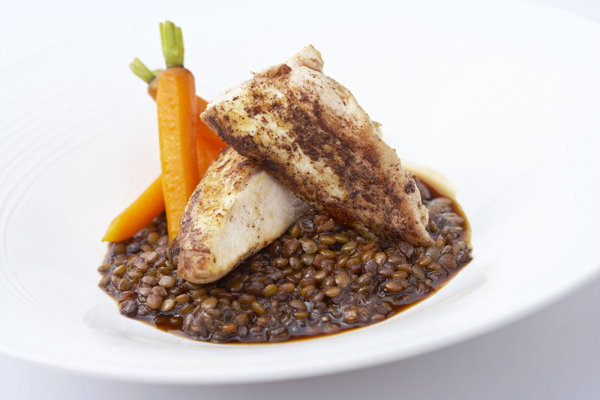 Rubbed Chicken with Lentils - Country Range