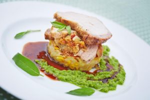 Roast Loin of Pork Stuffed with Gooseberries, Sage and Chorizo Sausage - Country Range