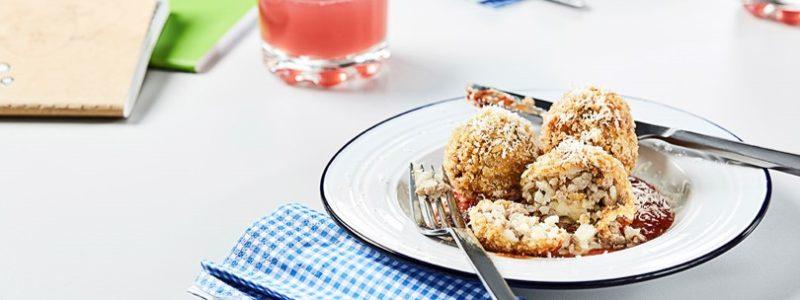 Arancini Meatballs with Roasted Tomato Dip - Country Range