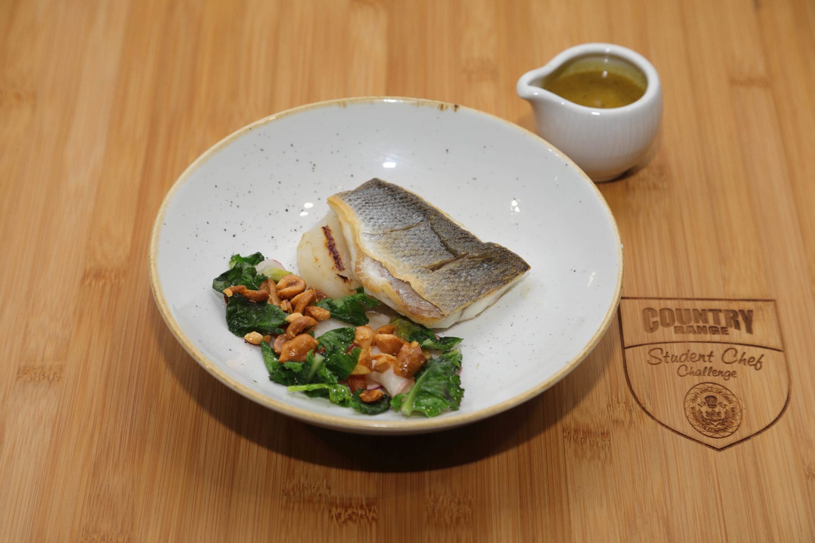 Seared Sea Bass with Malaysian Coconut and Peanut Curry - Country Range