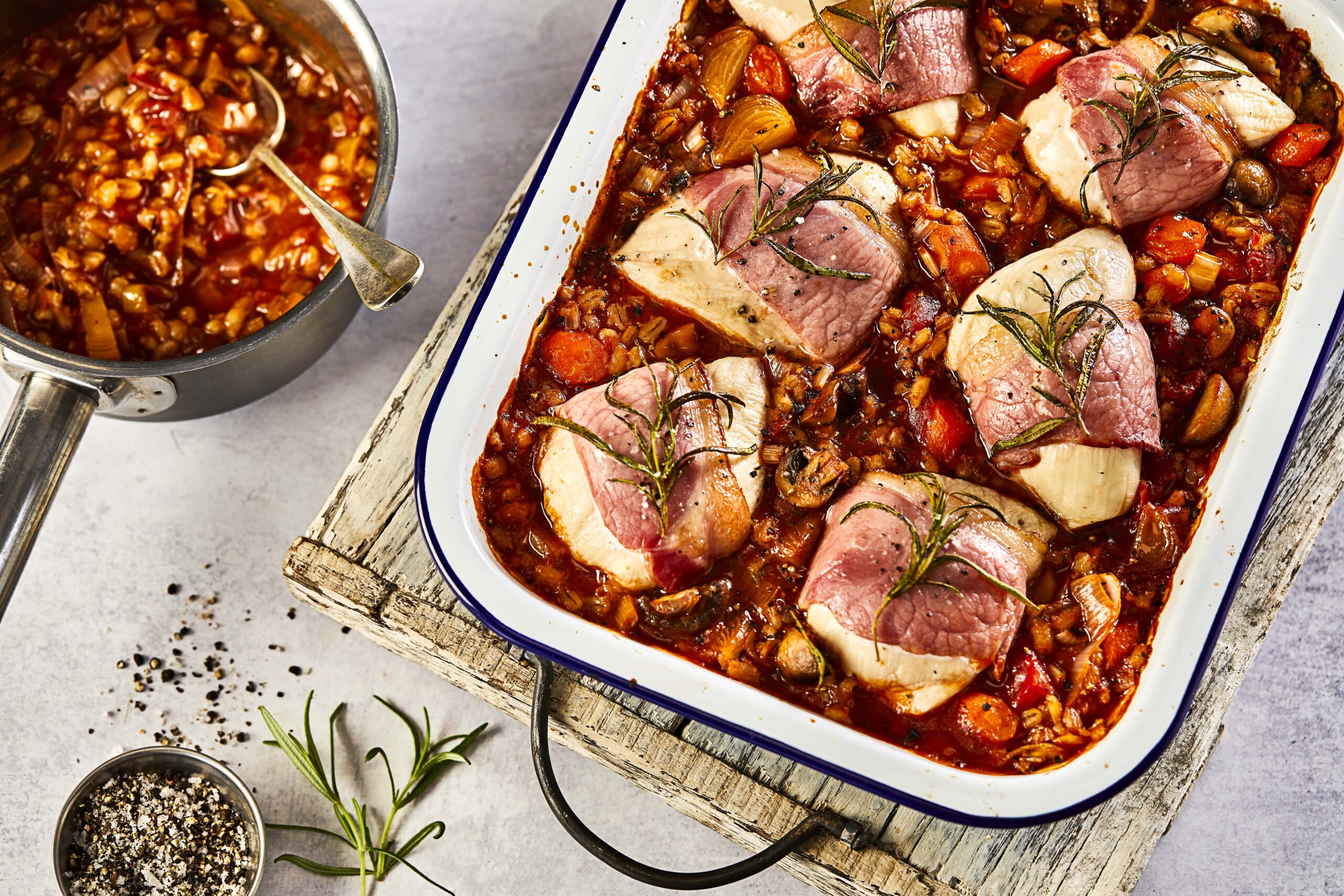 Chicken And Bacon Tray Bake - Country Range