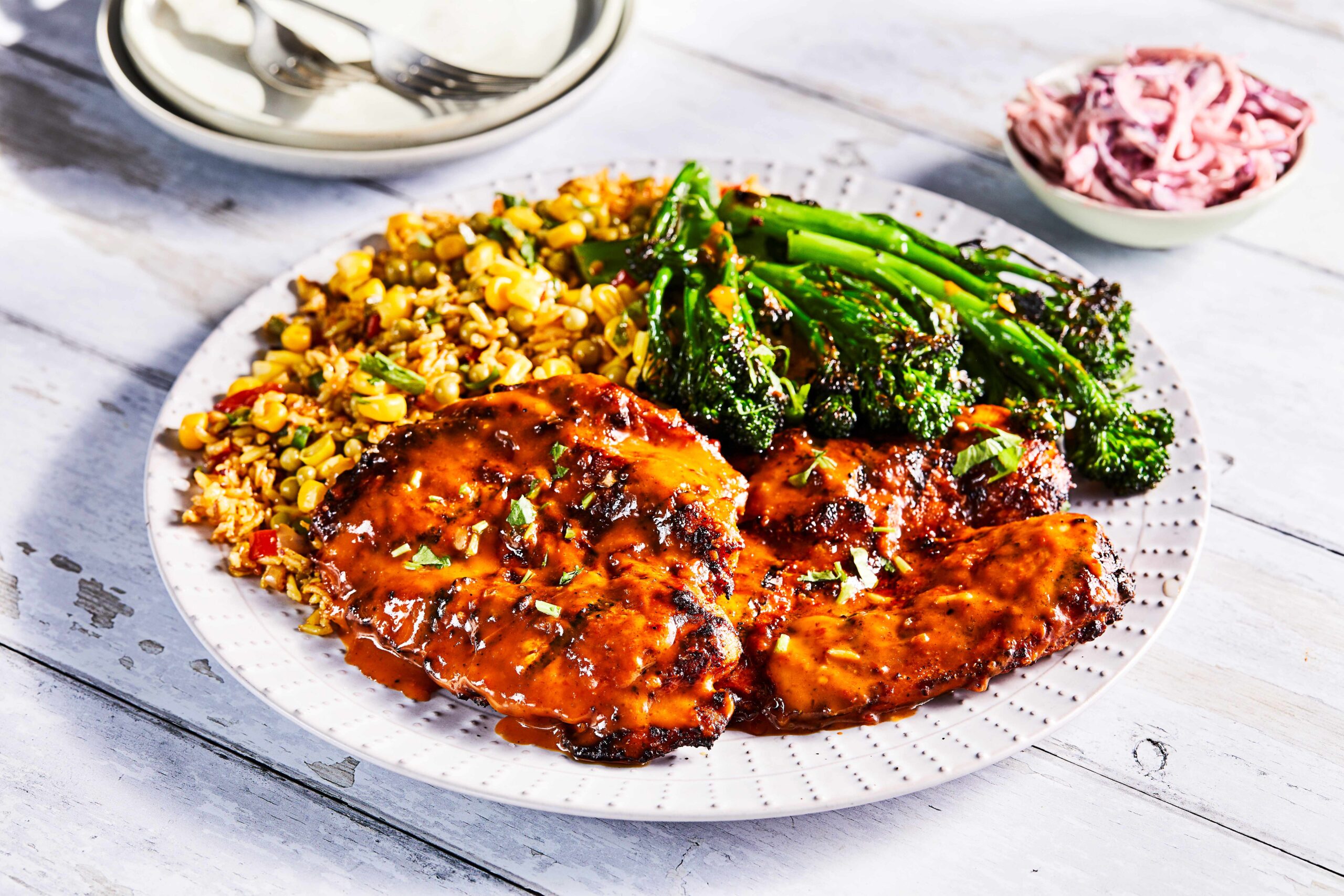 Peri Peri Chicken with spicy rice